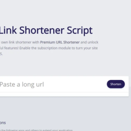 Premium URL Shortener - PHP Script 6.9.2