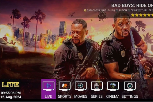 LiTE Player (HomeTV App with Sports, TMDB Ads & App Launcher) (***http only, no youtube***)