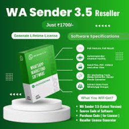 WhatsApp Marketing Software + Source Code + License Generator!  :  Wasender 3.5