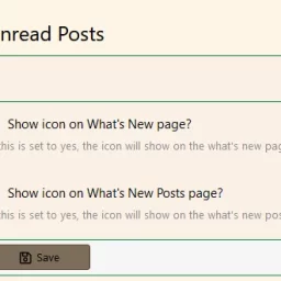 New Icon For Unread Posts  versions2.1, 2.2, 2.3
